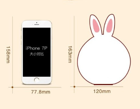 Only Self Pickup-Happy Rabbit Night Light - Blue