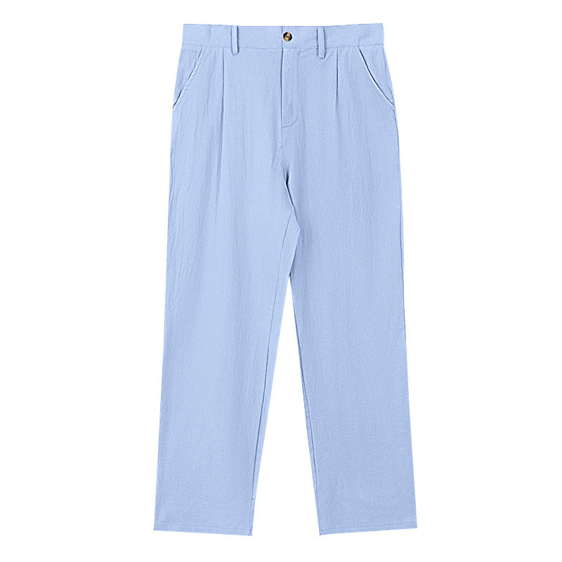 Men's GORE-TEX Casual Loose-Fit Business Straight-Leg Suit Trousers